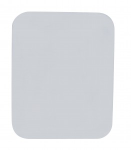 Stainless Steel 4"X 5" Permit Sticker Plate W/ Adhesive