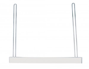 Stainless Steel 21" X 24" Straight Anti-Sail Bracket W/ 2" Bottom Plate