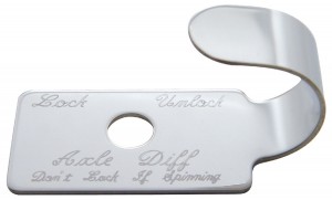 Ss Peterbilt axle Diff Swtch Gd W/O