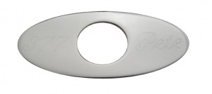 (2/Card) Stainless Steel Keyhole Guard - Peterbilt 377