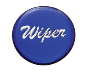 Glossy "Wiper" Sticker - Blue