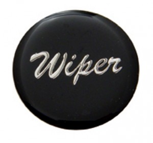 Glossy "Wiper" Sticker - Black