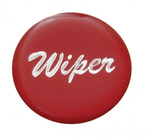 Glossy "Wiper" Sticker - Red