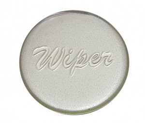 Glossy "Wiper" Sticker - Silver