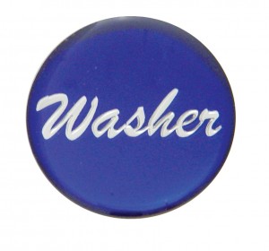 Glossy "Washer" Sticker - Blue