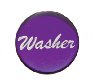Glossy "Washer" Sticker - Purple