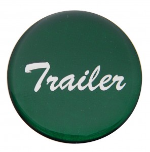 Glossy "Trailer" Sticker - Green