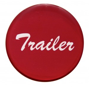 Glossy "Trailer" Sticker - Red