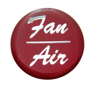 Glossy "Fan/Air" Sticker - Red