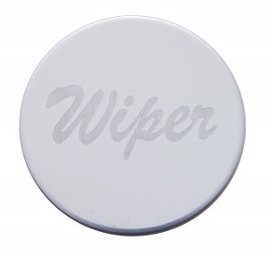 Stainless Steel "Wiper" Plaque