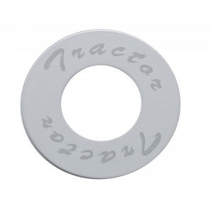 Stainless Steel Plaque For Deluxe Air Knob W/ Diamond Cutout - Tractor