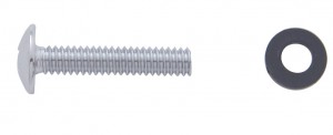 (12/Card) Chrome Stainless Steel Peterbilt Window Sill Mounting Screw
