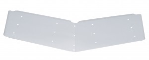 Stainless Steel Peterbilt 14" Ultra Cab Drop Sunvisor