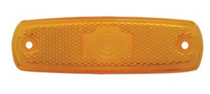 Rectangular Peterbilt Marker/Marker Light Lens - Amber