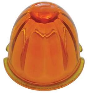 Watermelon Glass Cab Light Lens - Amber