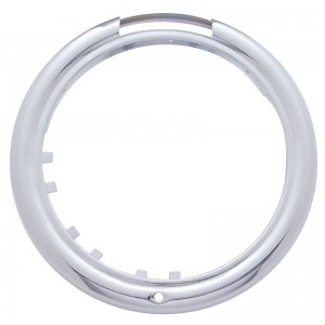 Chrome Peterbilt "Classic" Headlight Bezel W/ Turn Signal Cutout