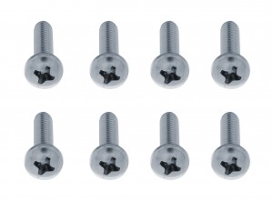 (8/Bulk) Stainless Steel Mounting Screw Set For Headlight Turn Signal Cover