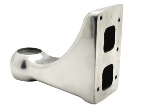 (2/Box) Polished Aluminum Peterbilt Headlight "L" Shape Bracket Arms Set