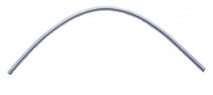 18" Stainless Steel Replacement Headlight Wire Loom - 