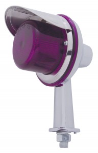 Tanker Honda Light W/ 2 1/8" Arm & Visor - Purple