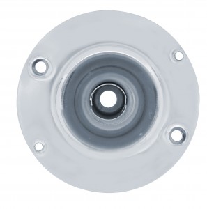 Chrome Cab Light Set Bracket Bulb Holder Plate - 1 Filament
