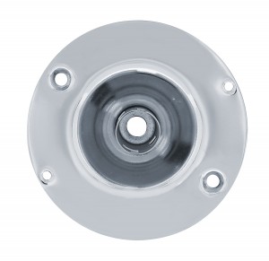 Chrome Cab Light Set Bracket Bulb Holder Plate - 2 Filament