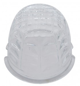 Crystal Glass Cab Light Lens - Clear