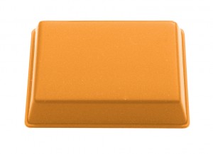 Dome Rectangular Dome Light Lens - Amber