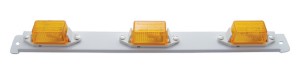 Incandescent Identification Bar Light - 3 Mini Amber Light