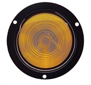 Incandescent 4" P/T/C Deep Dish Light - Amber