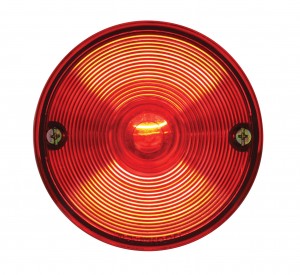 Incandescent Universal Stud-Mount S/T/T Light - Red
