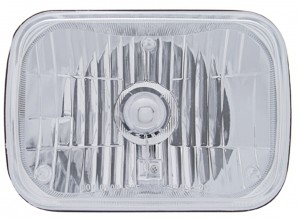 200Mm Crystal Rectangular Headlight - H4