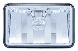 1 Led 6" X 4" Rectangular High Power Led Headlight - High Beam