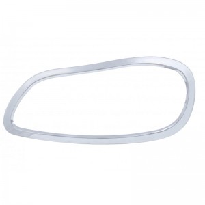 Chrome Plastic Freightliner M2 Headlight Bezel - D