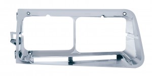 Led Freightliner Fld Headlight Bezel With Led Cuto
