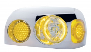 Chrome Plastic Freightliner Inner Headlight Bezel
