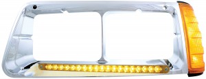 19 Amber Led Freightliner Fld Driver Side Headligh
