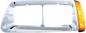 19 Amber Led Freightliner Fld Driver Side Headligh