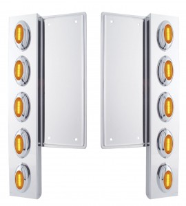 (2/Bulk) S.S. Freightliner 10 Led Cutout Air Clean