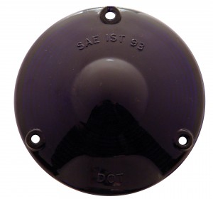 Glass Turn Signal Lens W/ Hardware - Purple