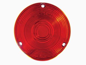 Glass Turn Signal Lens - Red