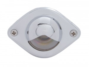 Incandescent Chrome Plated License Light