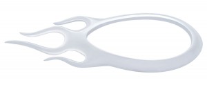 Chrome Plastic "Inferno" Light Bezel