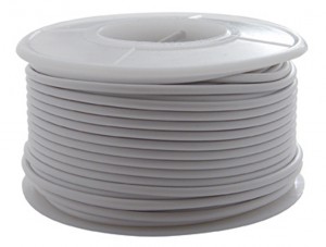 (Roll) 16G 100' Primary Wire Roll - White
