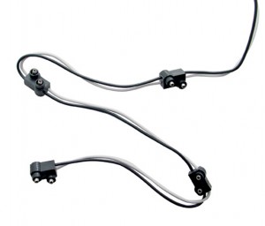 Wire Harness - 7" Wire Lead W/ 4 Molded 2 Wire Plug