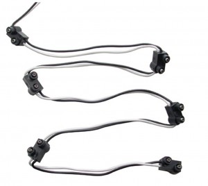 Wire Harness - 7" Wire Lead W/ 6 Molded 2 Wire Plug