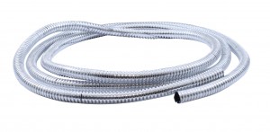 (Pack) 72" Chrome Plastic Wire Loom - 