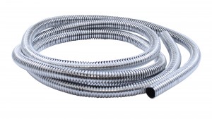 (Pack) 72" Chrome Plastic Wire Loom - 