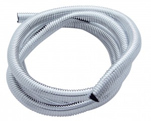 (Pack) 72" Chrome Plastic Wire Loom - 