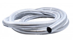 (Pack) 72" Chrome Plastic Wire Loom - 